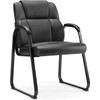 DUMOS Leather Guest Chairs Set of 2,Waiting Room Chair with
