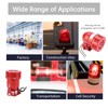 Alarm Siren 220V, 120 dB Motor Driven Siren Alarm, Red