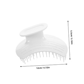 Ipetboom Shampooing Brush Scalp Exfoliator Hair Scrubber Hair Dandruff Brush Scalp Soother Comb for Daily Use Men Toddlers