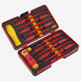 Felo XL-Strongbox E-Smart Slim VDE 12 pcs. SL/PH/PZ/TORX®