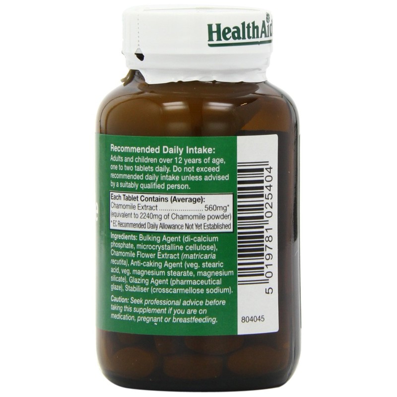 HealthAid Chamomile 2240mg 60 Vegetarian Tablets