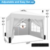 SANWAY 10x10 Pop Up Canopy Tent with Sidewalls x 4