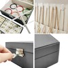 2 Layers PU Leather Jewelry Box Jewelry Organizer Box for