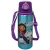 Gabby's Dollhouse 730ml Aluminium Water Bottle with Straw Automatic Pop