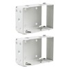 2-Pack Box Mounting Brackets for 2.5 Inch Mini Blinds -