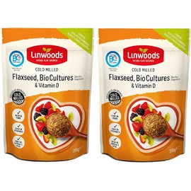 Linwoods Flaxseed, Bio-Cultures & Vitamin D 200g, High in vitamin D, High in fibre, High in Omega 3 (ALA)