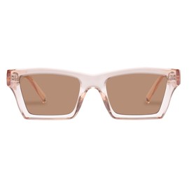 Le Specs Something Sunglasses Pink Champagne/Tan Tint