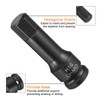 sourcing map 16mm Hex Impact Bit Socket H16 1/2" CR-MO