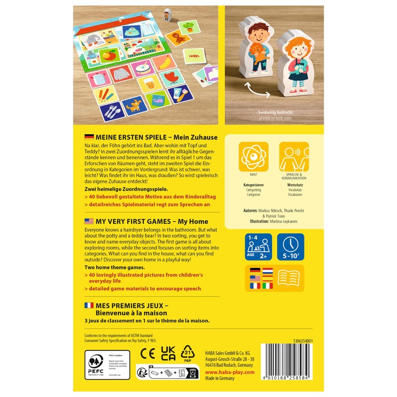 HABA My First Games: My Home, Game Collection for Children