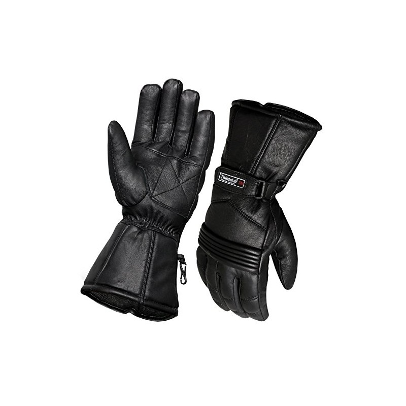NORMAN Thermal Motorbike Motorcycle Leather Gloves Waterproof Protection Winter Summer