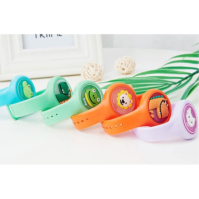 Reloj de Pulsera Repelente para Niños de 8 Piezas, Pulseras