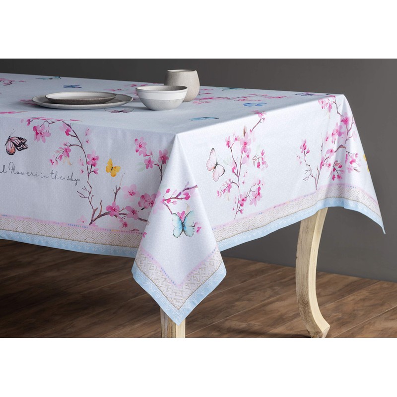 Maison d' Hermine Tablecloths 100% Cotton 140cm x 180cm Decorative