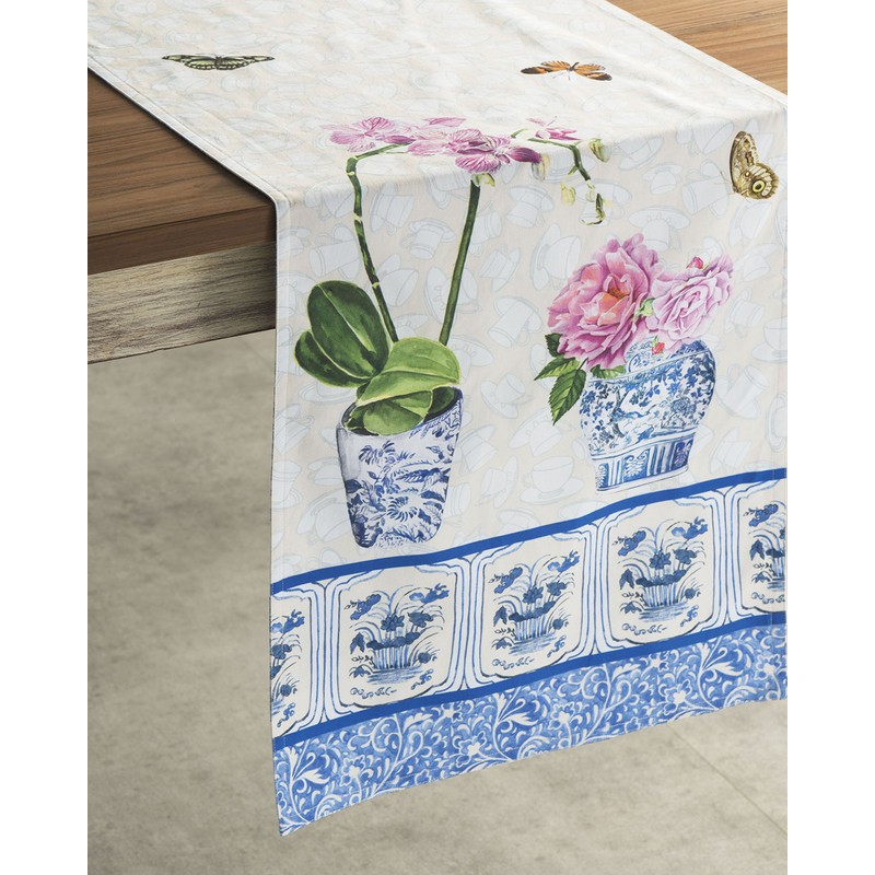 Maison d' Hermine Table Runner 100% Cotton 37cm x 230cm