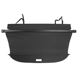 IKON MOTORSPORTS, Cargo Cover Compatible with 2023-2025 Honda CR-V All Models, OEM Style PVC & Aluminum Rod Black Security Rear Trunk Cover Security Retractable Shield 08Z07-3A0-110