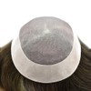 RESHE Hair Piece For Mens Toupee 100% Real Human Hair