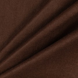 Mondo Tessuti - Stoffschnitte Lens Cloth - Felt 1 mm - Available in Various Sizes and 60 Colours (50 x 70 cm, Brown)
