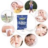 Pack of 100 Disposable Compressed Towels, Portable Mini Towels in