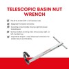 Rothenberger Telescopic Tap Nut Wrench with a 4-Way Extension -
