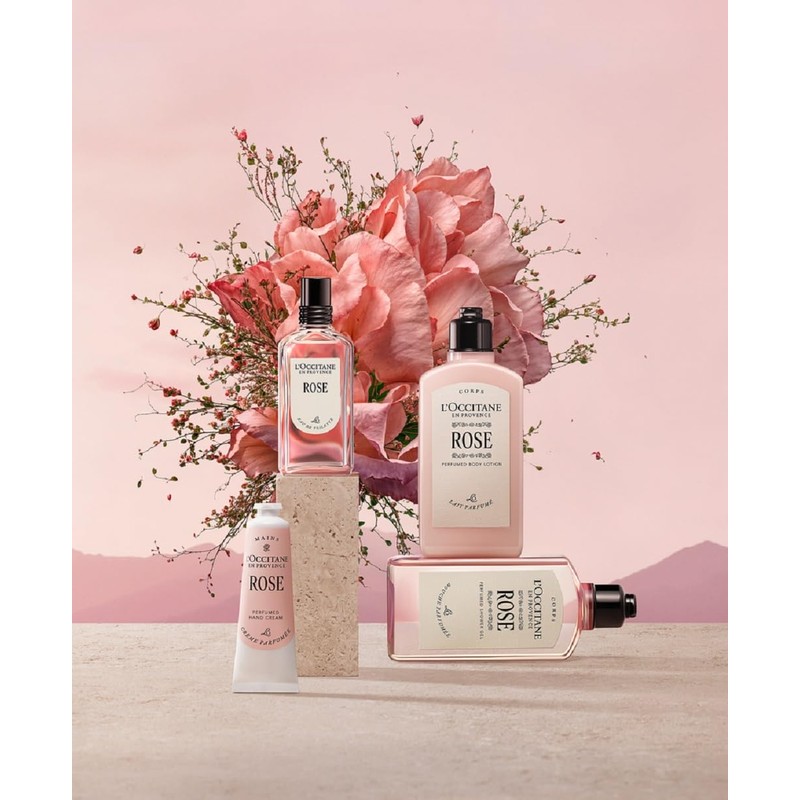 L'Occitane Rose Perfumed Body Milk, 8.5 fl oz (250 ml),