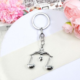 Keychain Balance Scales Design for Birthday or Friendship, Mothers Day Gifts for Mum, Women Keyrings, Ideal Present for Law Lovers, Thoughtful Thank You Gift