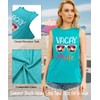 Hawaiian Outfits for Women 2024 Casual Beach Graphic Muscle Tank