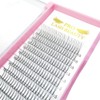 Fan Eyelash Extensions, 3D-C-0.07-14, Short, Ready-Made Volume Eyelashes, 0.07 C