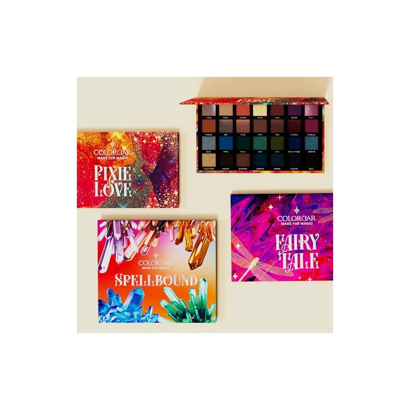 Colorbar Paleta de Sombras - Sombras Brillantes Pigmentadas - Resistente