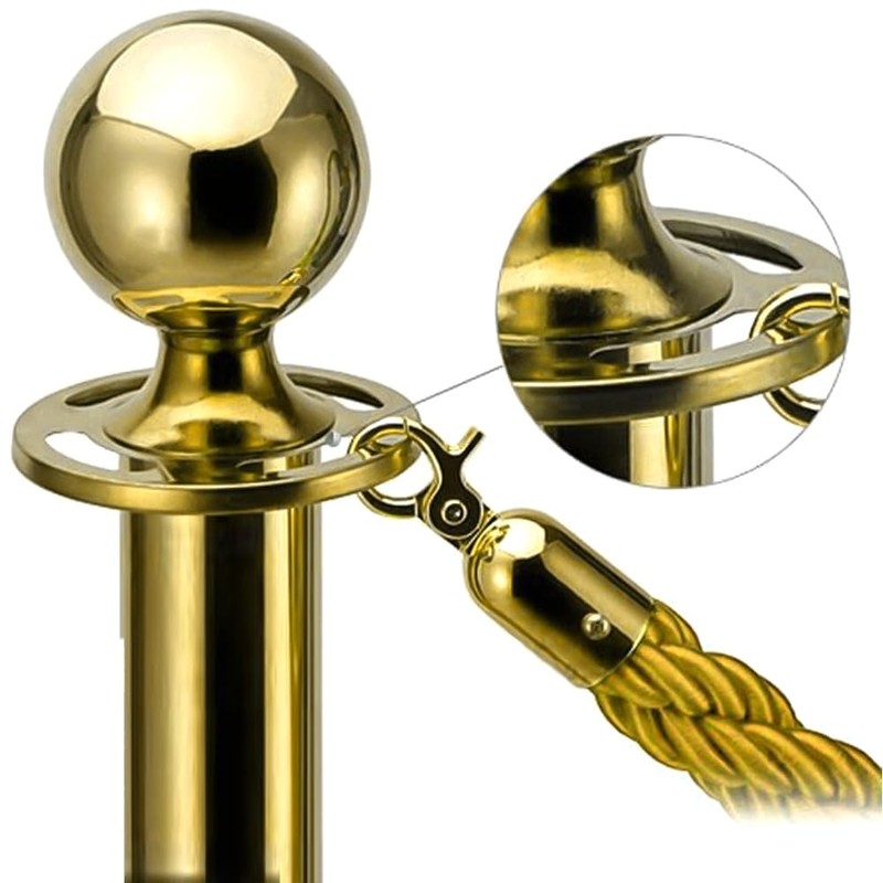 Aweisile Barrier Cord Yellow Barrier Rope with Hook Barrier Tape