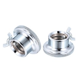 QUARKZMAN Barbell Lock Screw Clamps, 28 mm Non-Slip Locking Clamps for Dumbbell and Dumbbell Weights, 2 Sets