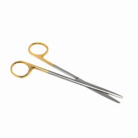Metzenbaum Scissors Tungsten Carbide Inserts Stainless Steel Surgical Medical Shears With Blunt/Blunt Tips Veterinary Professional Instruments (5.75" - Straight)