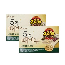 Rose of Sharon Mugunghwa Five-Grain Exfoliating Soap 90g x2 / 무궁화 오곡 때비누 90g x2