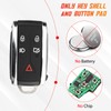 Sianxaido KR55WK49244 Key Fob Shell Case Compatible with XF 2009-2013