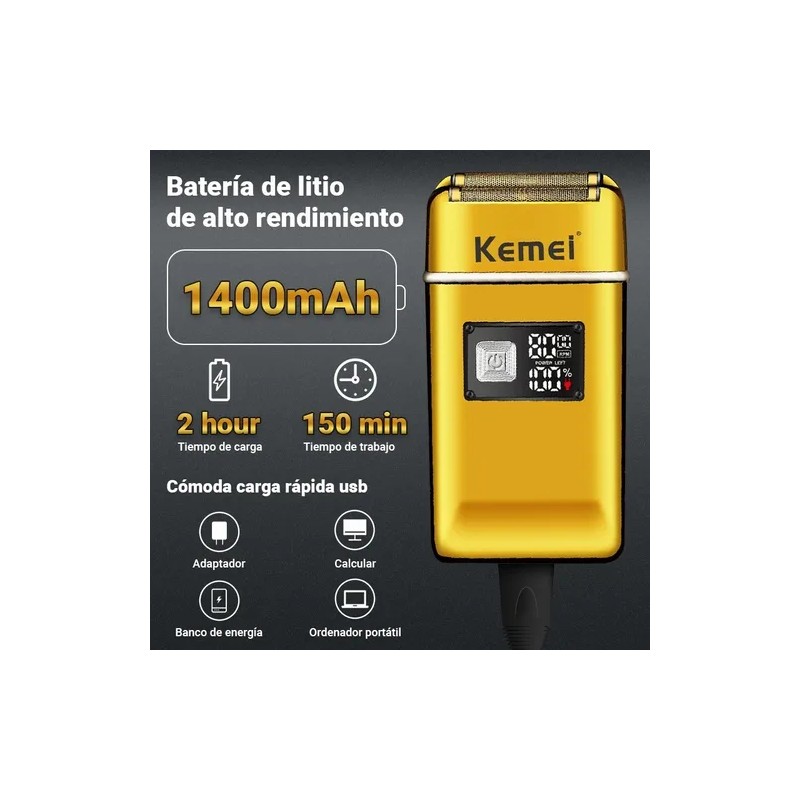 Rasuradora Kemei Km-tx8 Cortadora De Cabello Eléctrica