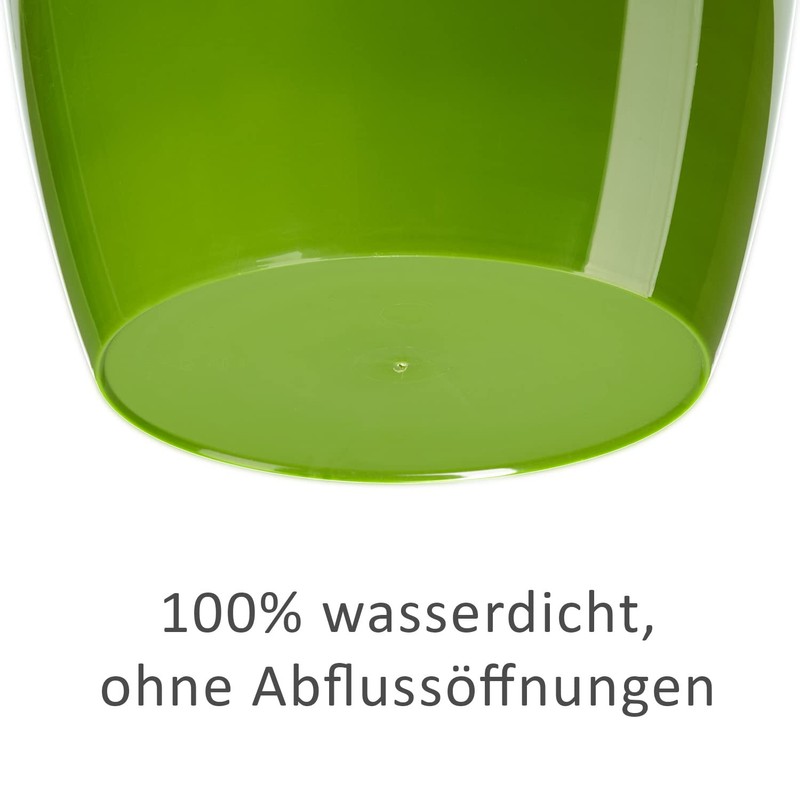 Tymar Pack of 2 Round Shape Planter (Green, Diameter 23