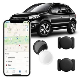 2 Pack GPS Tracker for Vehicles with Magnetic Case - Apple Find My Compatible