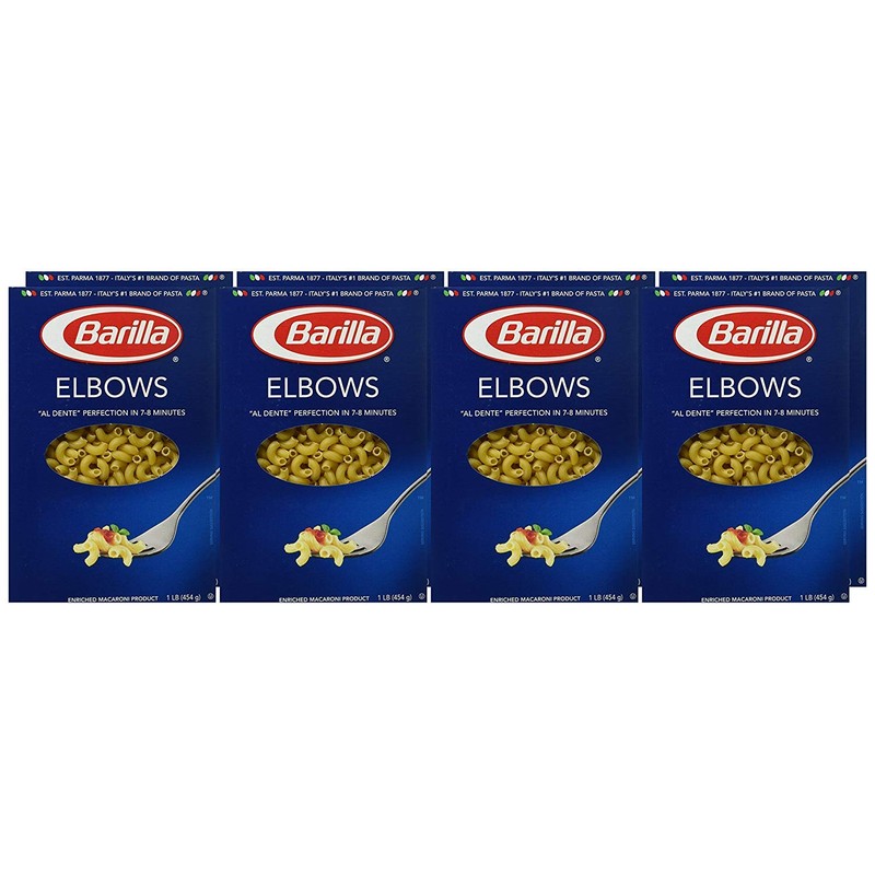 Barilla Pasta, Elbows, 16 Ounce (Pack of 6)