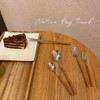 Stainless Steel Cutlery Set with Wooden Handles, 5-Piece Dining Set,