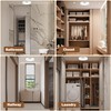 LIT-PaTH Battery Operated Motion Sensor Ceiling Light, 6.1inch 5000K Wireless