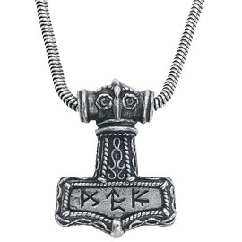Alchemy Gothic Bindrune Hammer Pendant