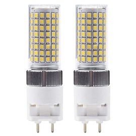 G12 Metal Halide Bulbs 16W G12 Base LED Corn Light Bulb 100-277V Bi-Pin Corn Bulb Metal Halide Lamp,Warm White 3000K 2400 Lumen, for Street, Warehouse, Garage Lighting,2 Pack