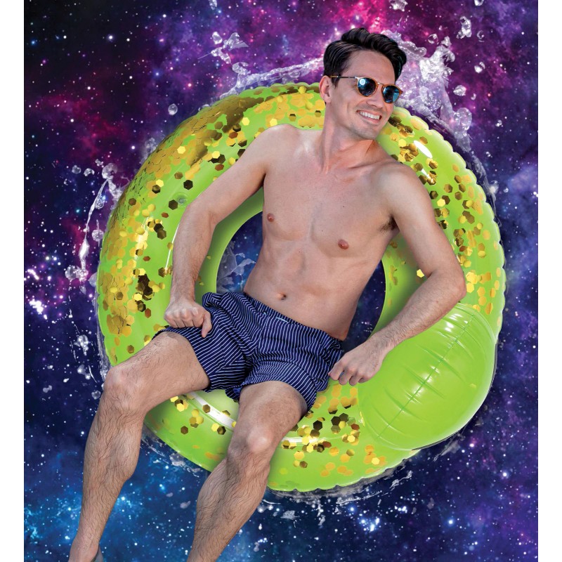 POZA Inflatable Heavy Duty Vinyl UV Resistant Alien Pool Float