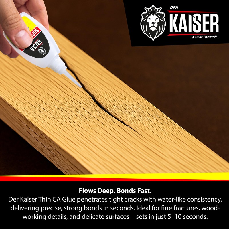 Der Kaiser Thin CA Super Glue – 4 Pack (4