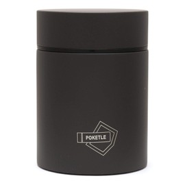 POKETLE Design Works Ancient Soup Bottle, Stainless Steel, 5.3 fl oz (160 ml), Charcoal Gray