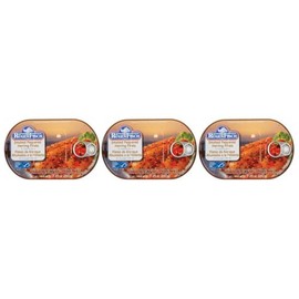 Rugen Fisch Herring & Mackerel Fillets Assorted Sauces (3 - PACK, Herring Fillets Smoked & Peppered)