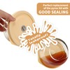 Replacement Lids for Pyrex 7201-PC 4 Cup, Silicone Round Storage