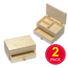 Baker Ross AR143 Wooden Jewellery Boxes Craft Project — Ideal