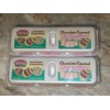zachary confections inc 2X Zachary Chocolate Covered  Marshmallow 12 Ct. Eggs Easter Bunny Cartons Candy