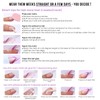 Press On Nails Almond - BTArtbox Almond Nail Tips Short,