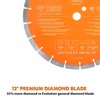 Evolution Power Tools Premium Diamond Blade 12-Inch for Disc Cutter,
