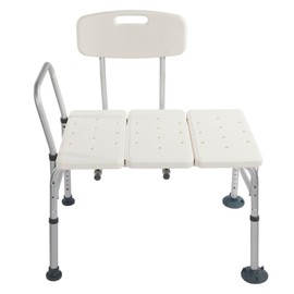 TREATLIFE HOME Aluminium Alloy Bath Safety Chair for Enhanced Comfort and Security, Adjustable Height, Lightweight and Portable